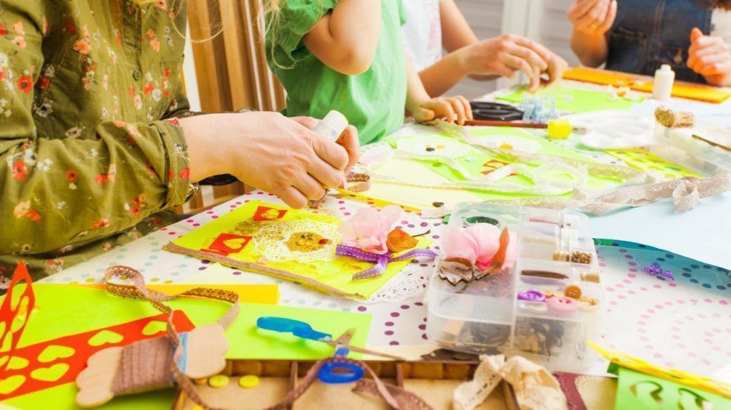 decoración con niños