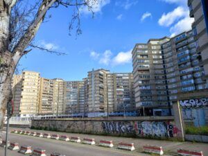 Edificios de viviendas en el barrio del Actur, Zaragoza