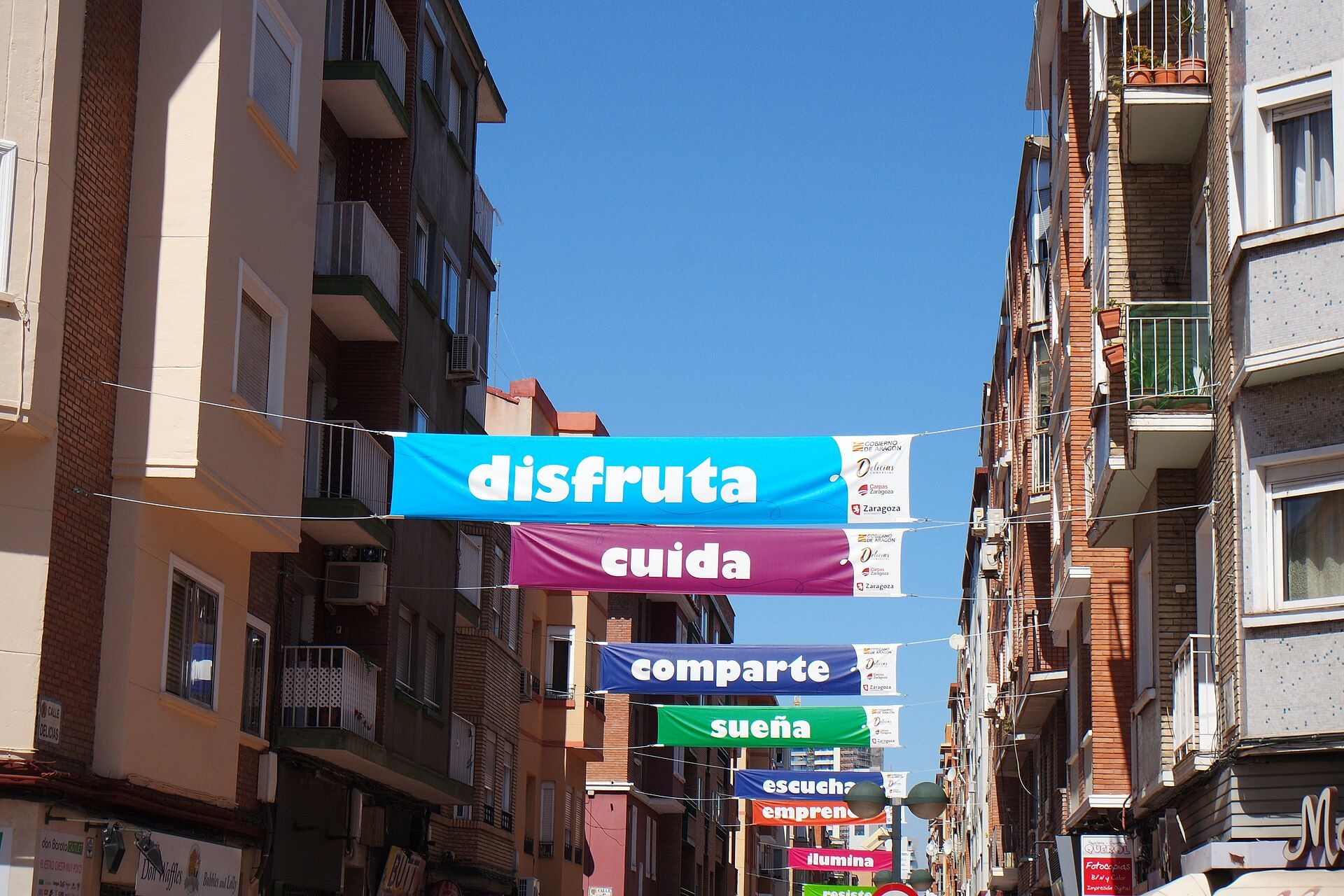 Calle Delicias, en el barrio de Delicias de Zaragoza
